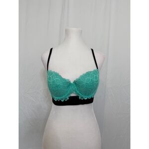 PINK Victoria's Secret 34C Push-Up Bra Mint Green Wear Everywhere